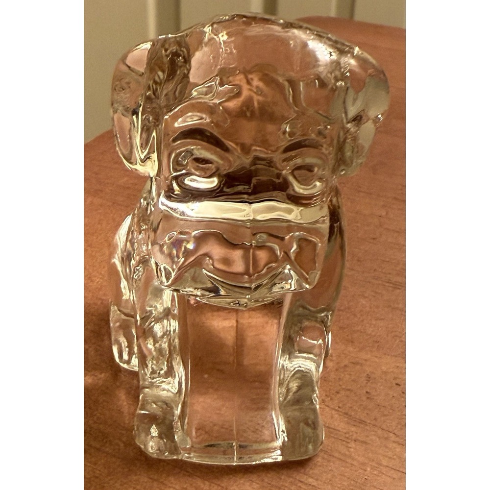 Federal Glass "Mopey Dog" Candy Container 1940s Scottie Pup Figurine Vintage EUC